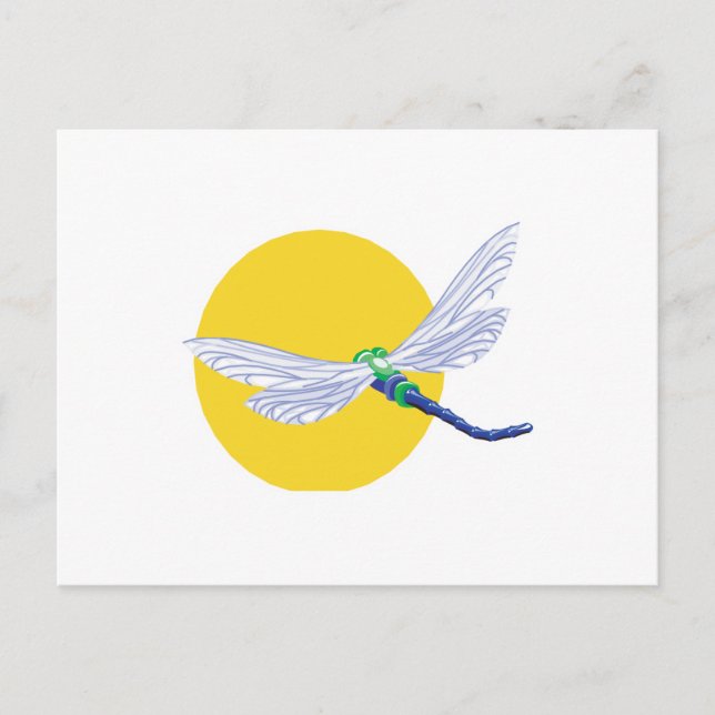 sol och drakflygdesign vykort (Framsida)