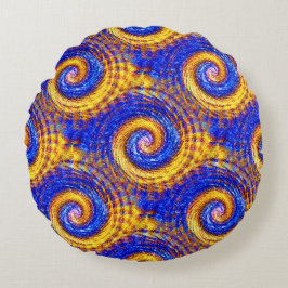 Sol och Himmel... Rund Kudde