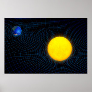 Sol och jord Gravity Poster
