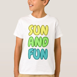 Sol Och Kul Barn T-Shirt