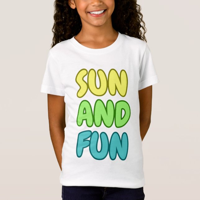 Sol Och Kul Fin Jersey T-Shirt (Framsida)