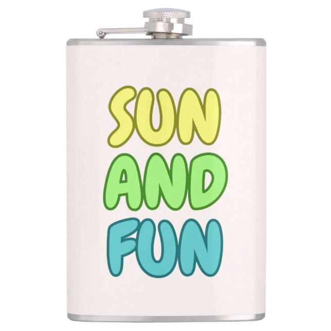 Sol Och Kul Flask Fickplunta (Framsidan)