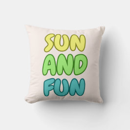 Sol Och Kul Kastkudde Kudde