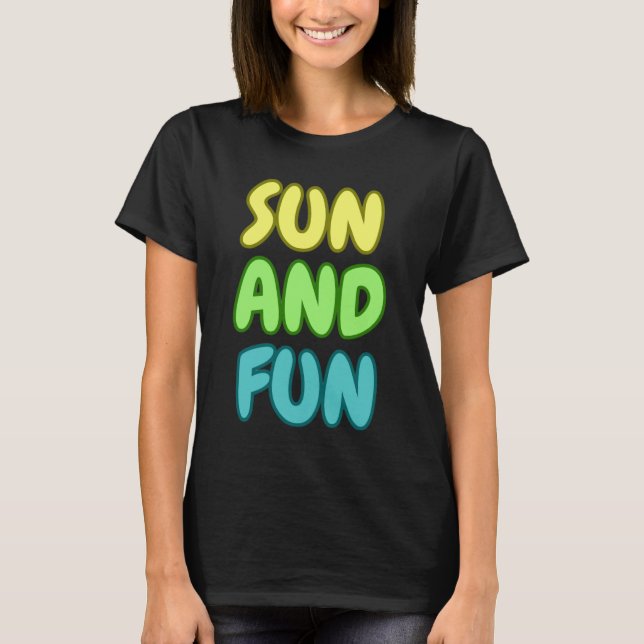 Sol Och Kul T-Shirt (Framsida)