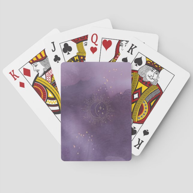 Sol och måne casinokort (Baksidan)