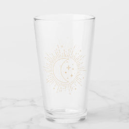 Sol och måne glaskopp