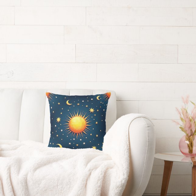 Sol och måne kudde (Soffa)
