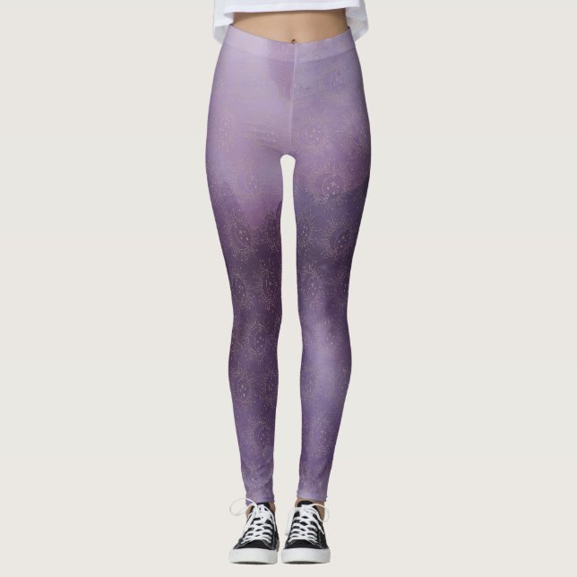 Sol och måne leggings (Framsida)