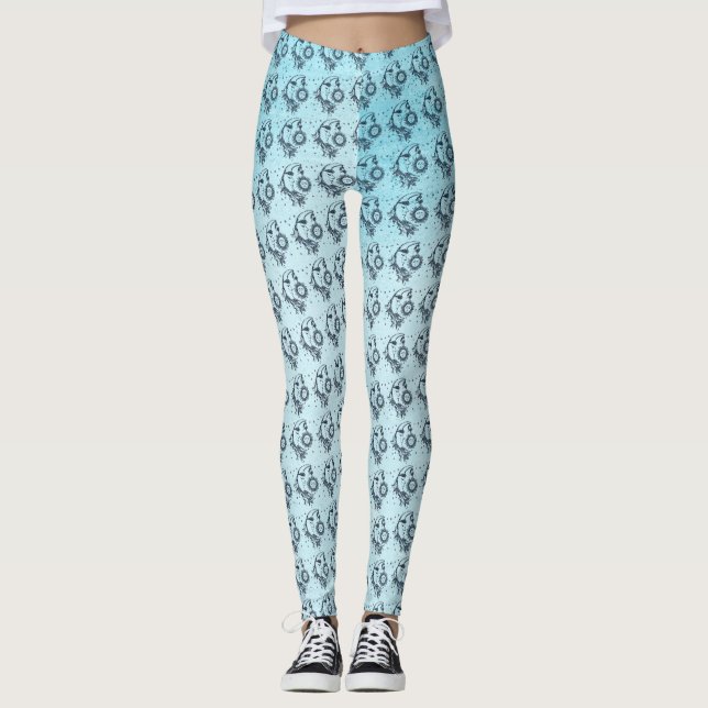 Sol och måne leggings (Framsida)
