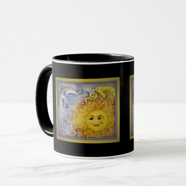 Sol och Måne Mugg (Framsida vänster)
