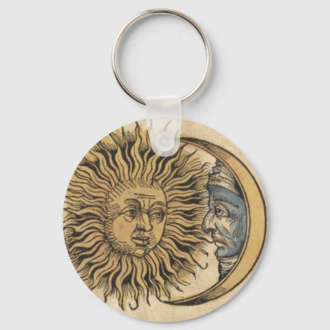 Sol och Måne Nyckelring (Framsida)
