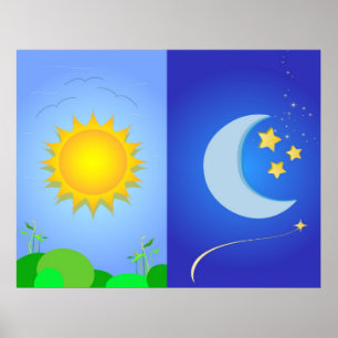 sol och måne poster