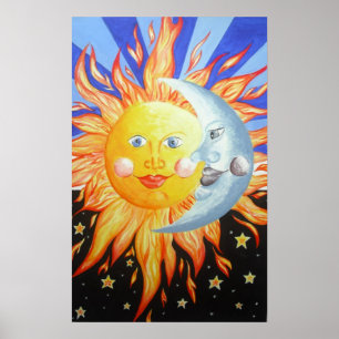sol och måne poster