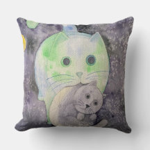 Sol och Måne Reversible Pillow