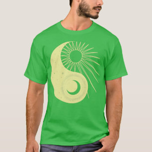 Sol och Måne som Yin Yang Alchemy T Shirt