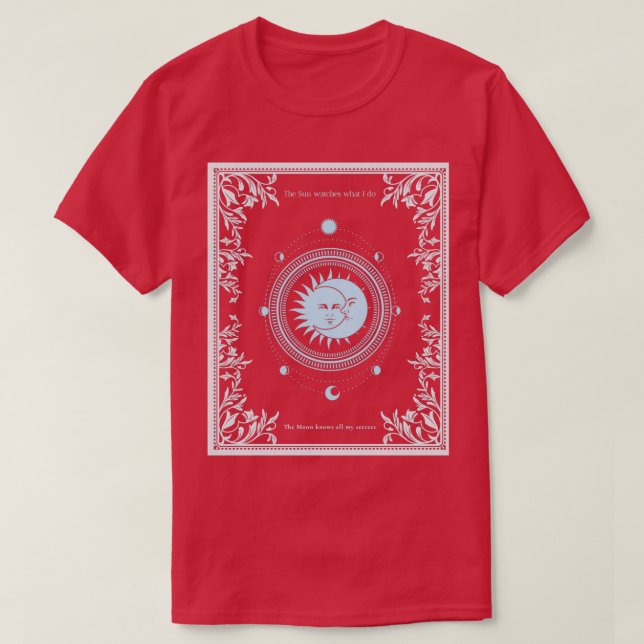 Sol och Måne T Shirt (Design framsida)