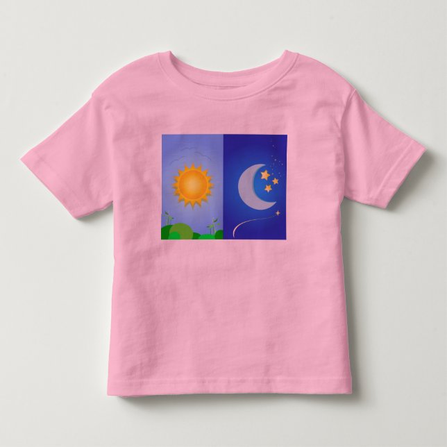 sol och måne tee shirt (Framsida)
