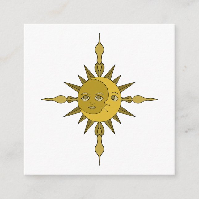 Sol och Måne Tilläggskort (Framsida)