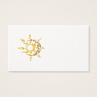 sol och måne visitkort