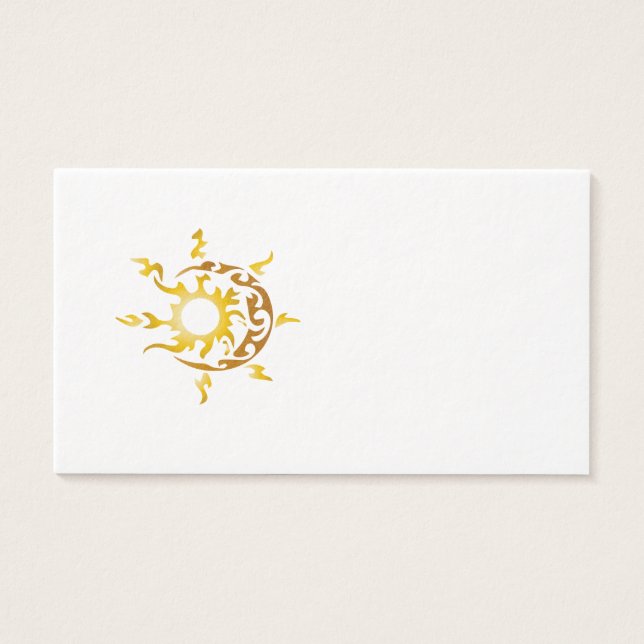 sol och måne visitkort (Framsidan)