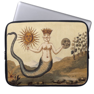Sol- och måneMerman Laptop Sleeve