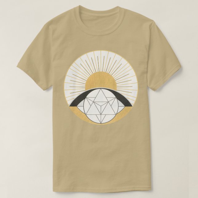 Sol och Merkabah T Shirt (Design framsida)
