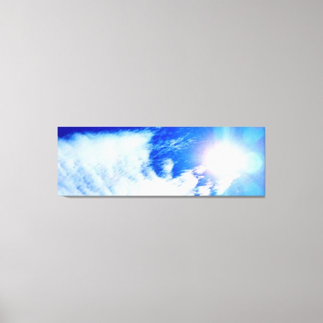 Sol och moln i Ottawa Himlar. Köp nu Canvastryck (Framsida)