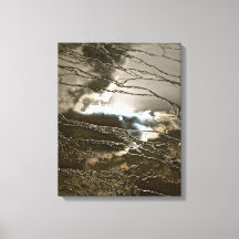 SOL OCH OVÄDERSMOLN I VATTEN ABSTRAKT