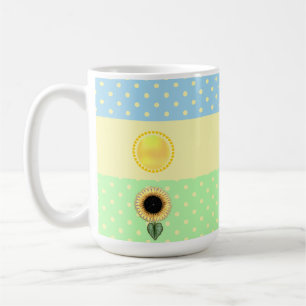 Sol och prickar kaffemugg