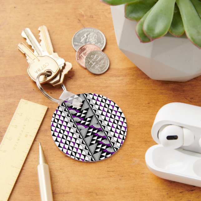 Sol och Regn - Violett - Nyckelring (Skrivbord)