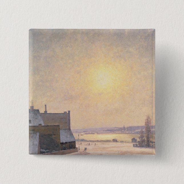 Sol och snö, plats från Stockholm Knapp (Framsida)