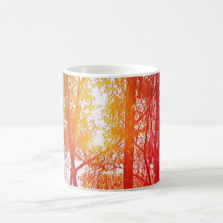 Sol och träd kaffe mugg