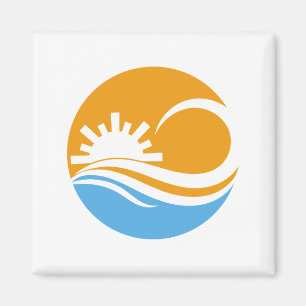sol och våg magnet