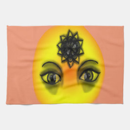 Sol ögon kökshandduk