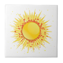 Sol orange gult groovy