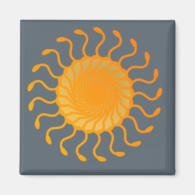 Sol Ornament Design Magnet (Framsidan)