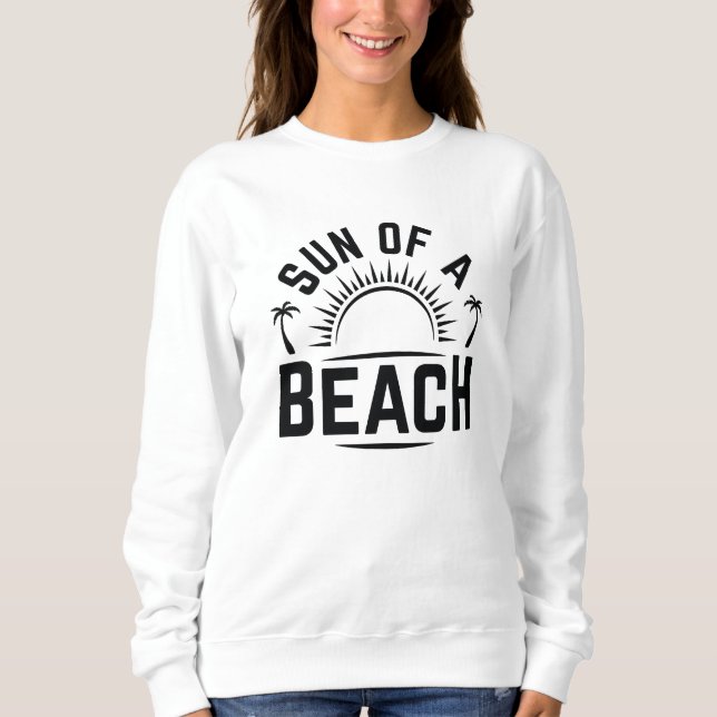 Sol över en strand t shirt (Framsida)