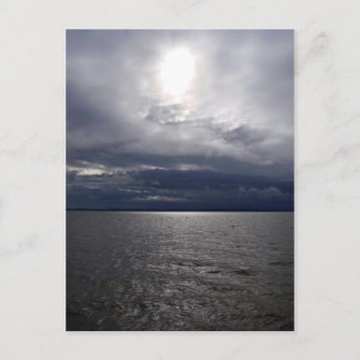 Sol över lösningsmedlet vykort