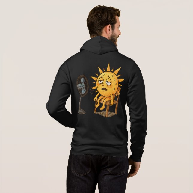 Sol på en Hett Break T Shirt (Hel baksida)