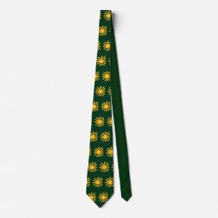 Sol på Grönt Neck Tie Slips