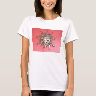 sol på rött t shirt