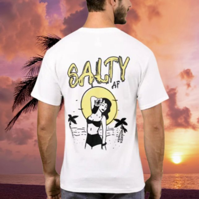 Sol på stranden av Salty AF T Shirt (Skapare uppladdad)