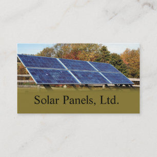 Sol- panelvisitkort visitkort