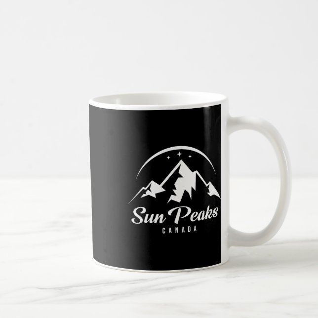 Sol Peaks Kanada Ski Resort Skiing Snowboarding Kaffemugg (Höger)