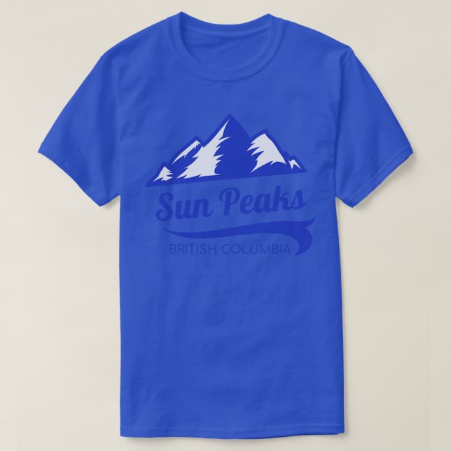 Sol Peaks ski British Columbia T Shirt (Design framsida)