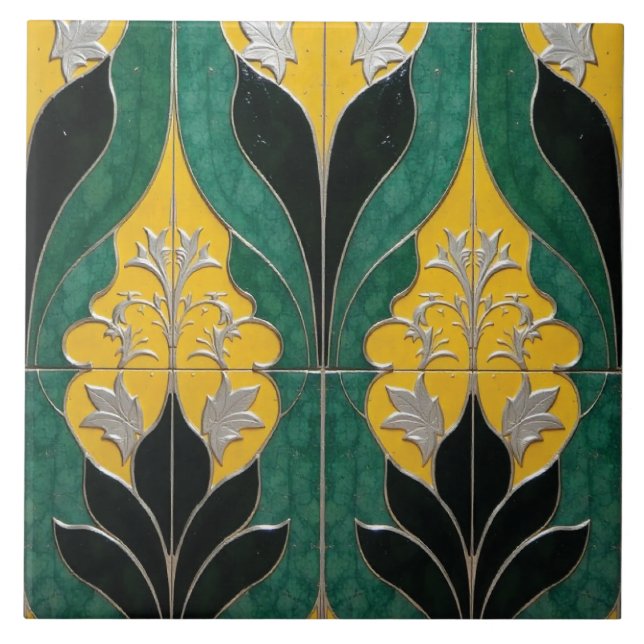 Sol Petal Flora Kakelplatta (Framsidan)