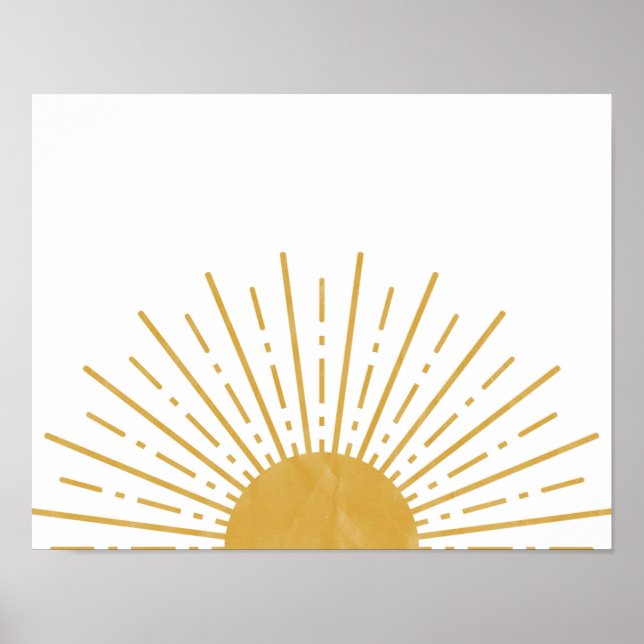 Sol Poster, Sol Art Print, Sol Wall Art, Sol Art Poster (Framsidan)