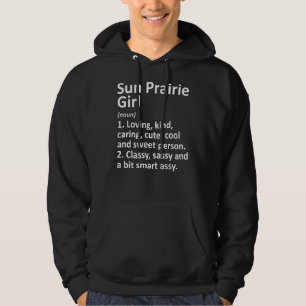 SOL PRAIRIE GIRL WI WISCONSIN Funny City Root Hoodie