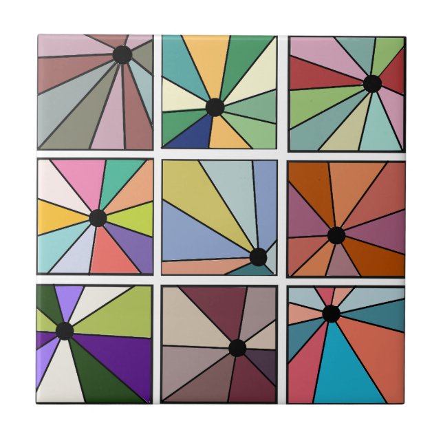 Sol Rays Kakelplatta (Framsidan)