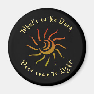 Sol Rays Sunshine Light Inspired Sstickning Magnet